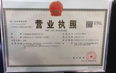 上海首张自然人出资设立外商投资企业执照颁发，实业投资迎来新机遇