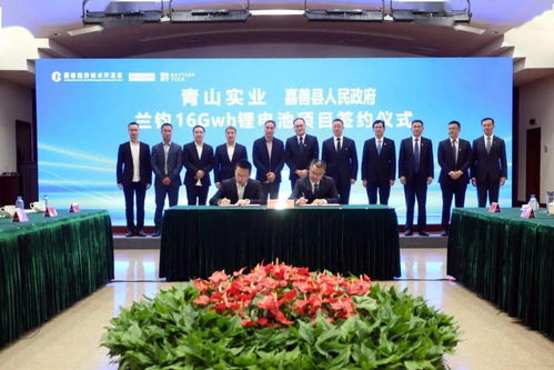 总投资55亿元新能源锂电池项目落户嘉善，助力实业发展新篇章